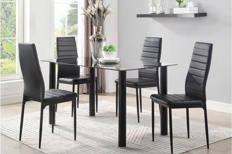 Florian Black Dining Set from Homelegance - Luna Furniture