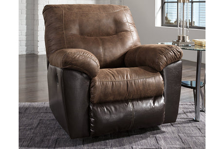 Follett Coffee Recliner from Ashley - Luna Furniture