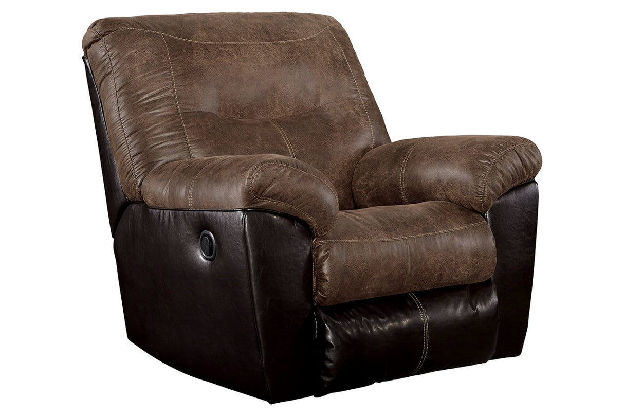 Follett Coffee Recliner from Ashley - Luna Furniture