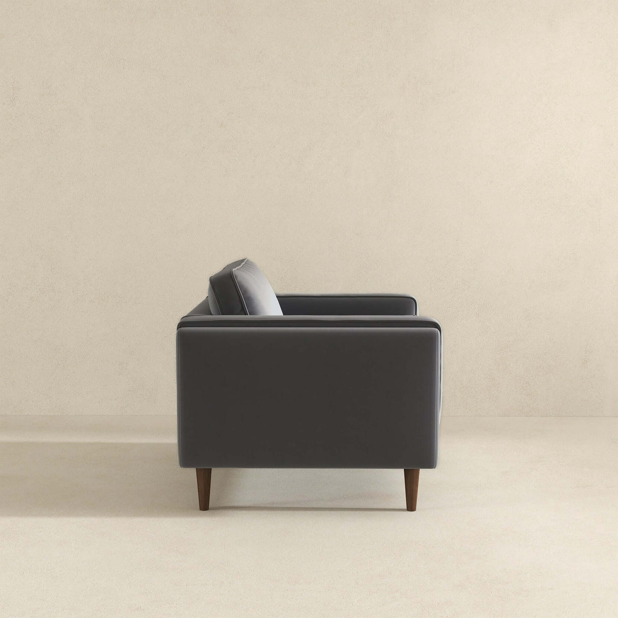 Fordham Grey Velvet Lounge Chair from Midinmod - Luna Furniture