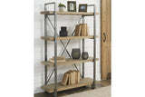 Forestmin Brown/Black Bookcase from Ashley - Luna Furniture