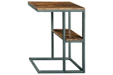 Forestmin Natural/Black Accent Table from Ashley - Luna Furniture