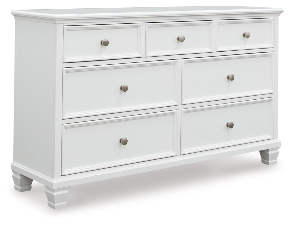 Fortman White Dresser from Ashley - Luna Furniture