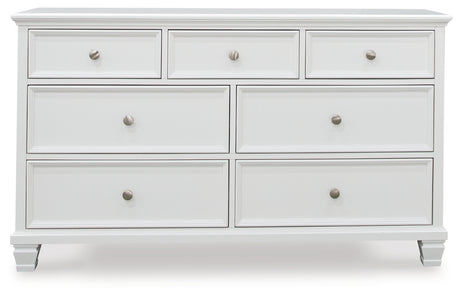 Fortman White Dresser from Ashley - Luna Furniture