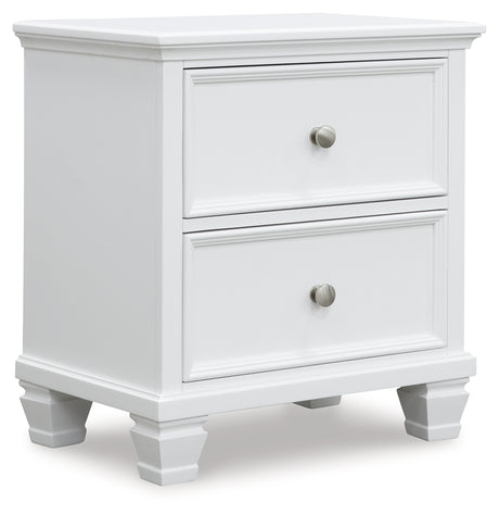 Fortman White Nightstand from Ashley - Luna Furniture