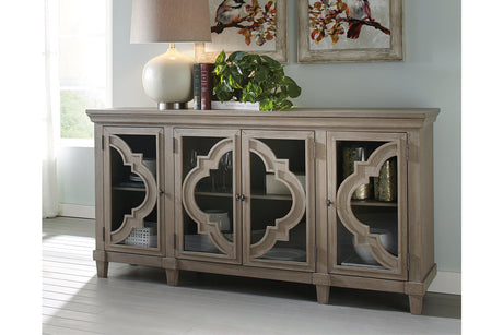 Fossil Ridge Gray Accent Cabinet from Ashley - Luna Furniture