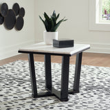 Fostead White/Espresso End Table from Ashley - Luna Furniture
