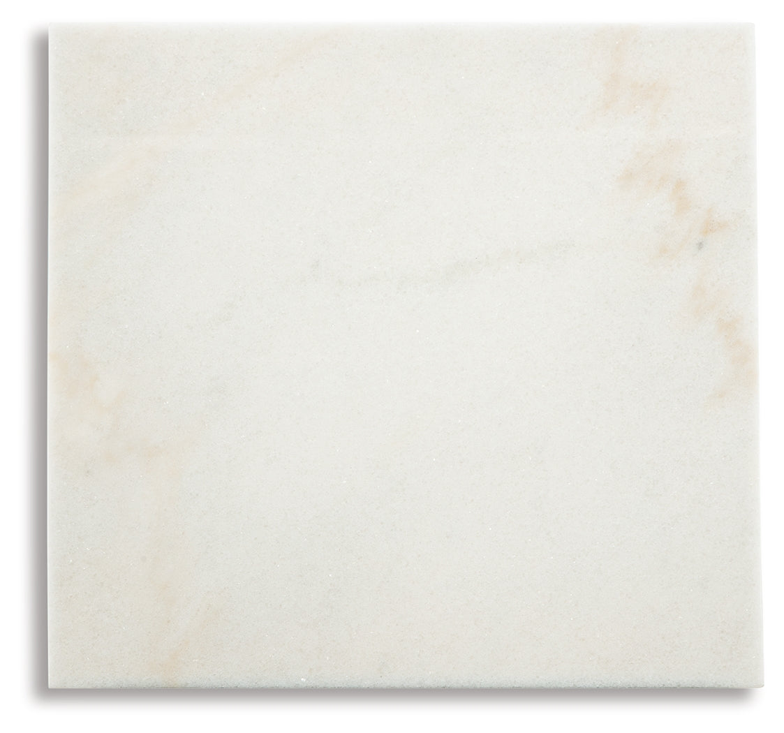 Fostead White/Espresso End Table from Ashley - Luna Furniture