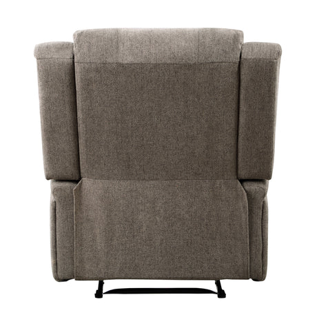 Foxcroft Brown Chenille Power Reclining Chair from Homelegance - Luna Furniture