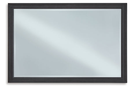 Foyland Black Bedroom Mirror (Mirror Only) from Ashley - Luna Furniture