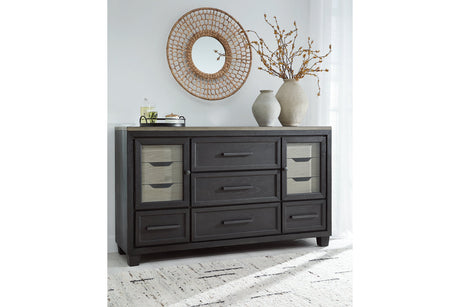 Foyland Black/Brown Dresser from Ashley - Luna Furniture