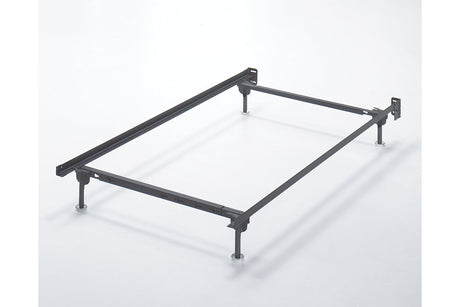Frames and Rails Metallic Twin/Full Bolt on Bed Frame from Ashley - Luna Furniture