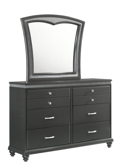 Frampton Gray Bedroom Mirror (Mirror Only) from Crown Mark - Luna Furniture