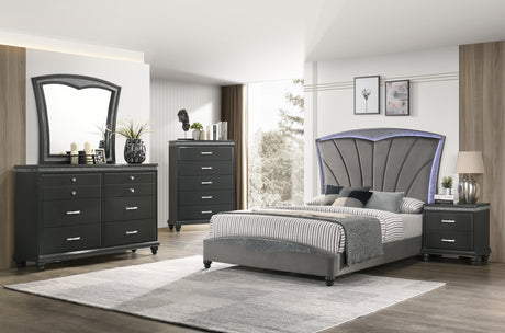 Frampton Gray Bedroom Mirror (Mirror Only) from Crown Mark - Luna Furniture