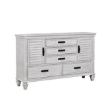 Franco Antique White 5-Drawer Dresser from Coaster - Luna Furniture