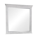 Franco Antique White Rectangular Mirror (Mirror Only) from Coaster - Luna Furniture