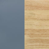 Frankie Van Courtland Blue and Natural Wood Twin Over Twin Bunk Bed from Coaster - Luna Furniture