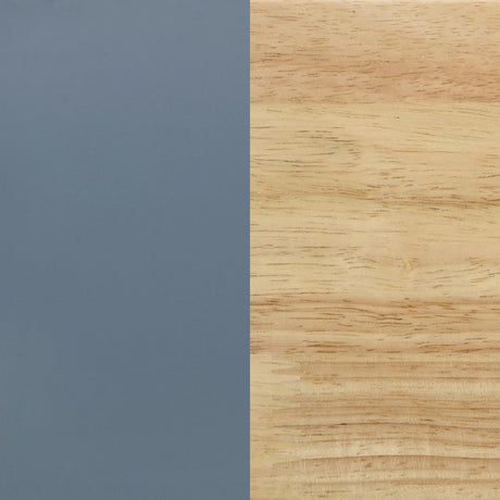 Frankie Van Courtland Blue and Natural Wood Twin Over Twin Bunk Bed from Coaster - Luna Furniture