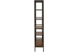 Frankwell Brown/Black Bookcase from Ashley Furniture - Luna Furniture