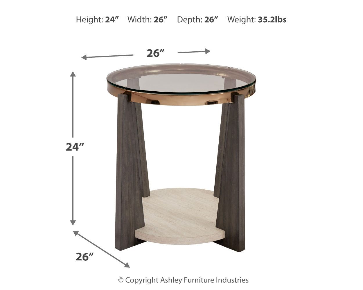Frazwa Multi End Table - Luna Furniture