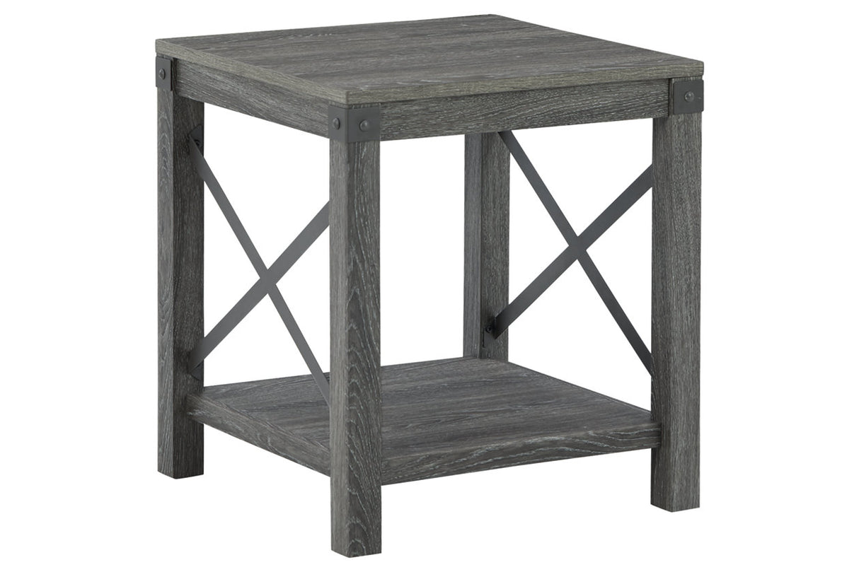 Freedan Grayish Brown End Table from Ashley - Luna Furniture