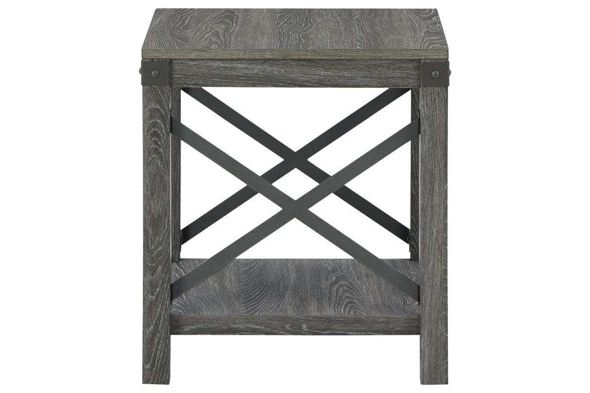 Freedan Grayish Brown End Table from Ashley - Luna Furniture