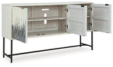 Freyton White/Gray Accent Cabinet from Ashley - Luna Furniture