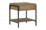 Fridley Brown/Black End Table from Ashley - Luna Furniture