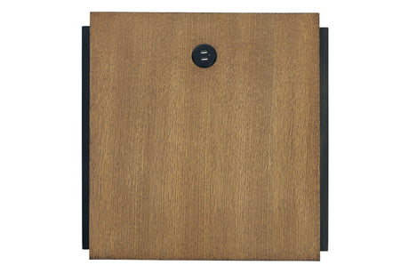 Fridley Brown/Black End Table from Ashley - Luna Furniture