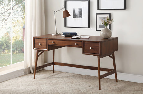 Frolic Brown Writing Desk from Homelegance - Luna Furniture