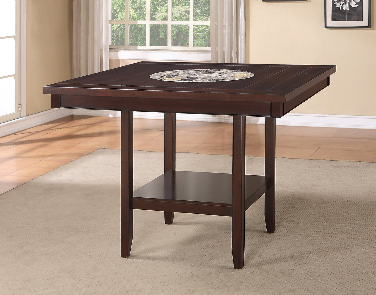Fulton Espresso Counter Height Dining Set from Crown Mark - Luna Furniture