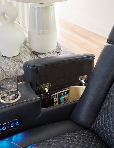 Fyne-Dyme Sapphire Power Recliner from Ashley - Luna Furniture