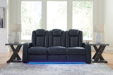 Fyne-Dyme Sapphire Power Reclining Sofa from Ashley - Luna Furniture