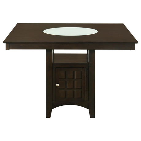 Gabriel Cappuccino 5-Piece Square Counter Height Dining Set from Coaster - Luna Furniture