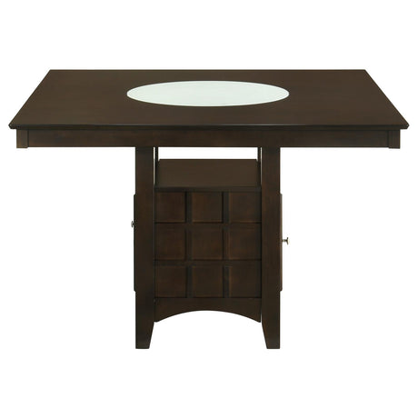 Gabriel Cappuccino 5-Piece Square Counter Height Dining Set from Coaster - Luna Furniture