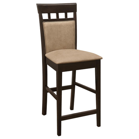 Gabriel Cappuccino 5-Piece Square Counter Height Dining Set from Coaster - Luna Furniture