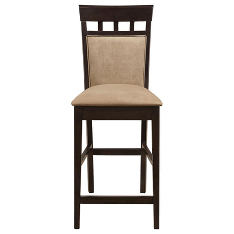 Gabriel Cappuccino 5-Piece Square Counter Height Dining Set from Coaster - Luna Furniture
