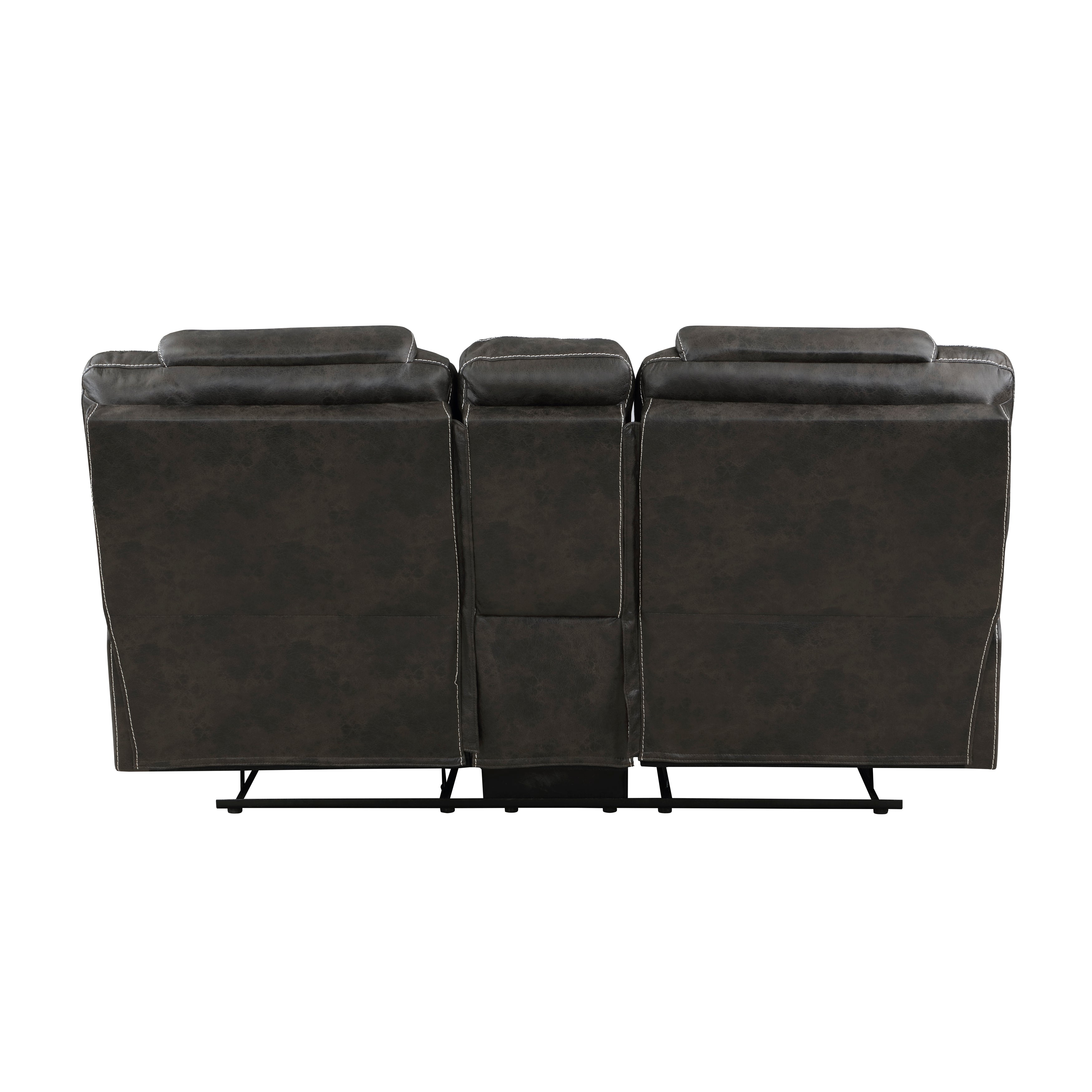 Homelegance 8560PM-2 Double Reclining Love Seat with Center