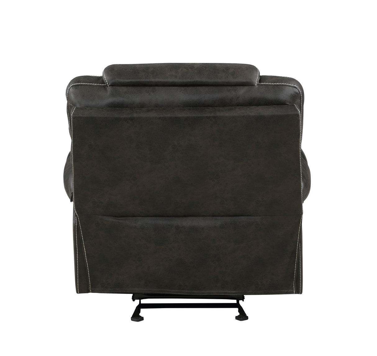 Gainesville Chocolate Microfiber Glider Reclining Chair from Homelegance - Luna Furniture