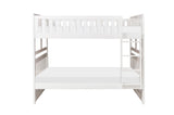 Galen White Full/Full Bunk Bed from Homelegance - Luna Furniture