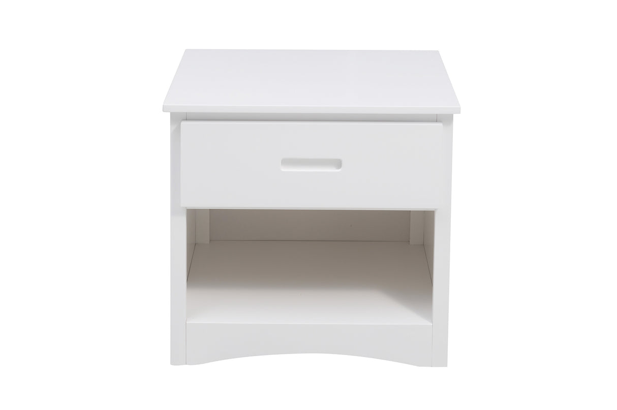 Galen White Nightstand from Homelegance - Luna Furniture