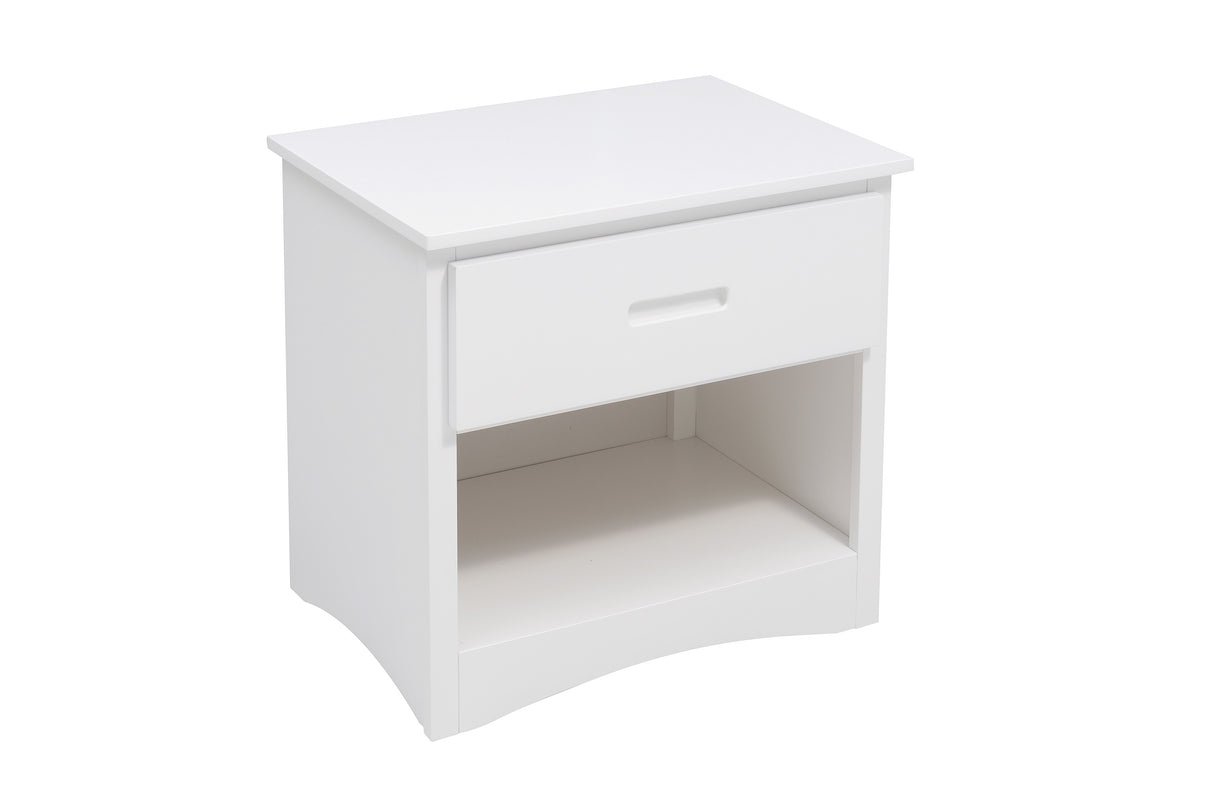 Galen White Nightstand from Homelegance - Luna Furniture