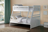 Galen White Twin/Full Bunk Bed from Homelegance - Luna Furniture