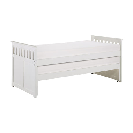 Galen White Twin/Twin Bed from Homelegance - Luna Furniture