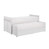 Galen White Twin/Twin Bed with Storage Boxes from Homelegance - Luna Furniture