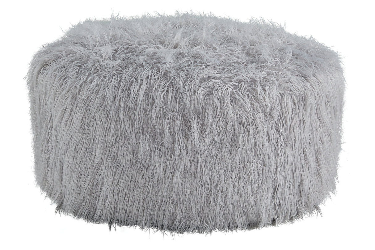 Galice Light Gray Oversized Accent Ottoman from Ashley - Luna Furniture