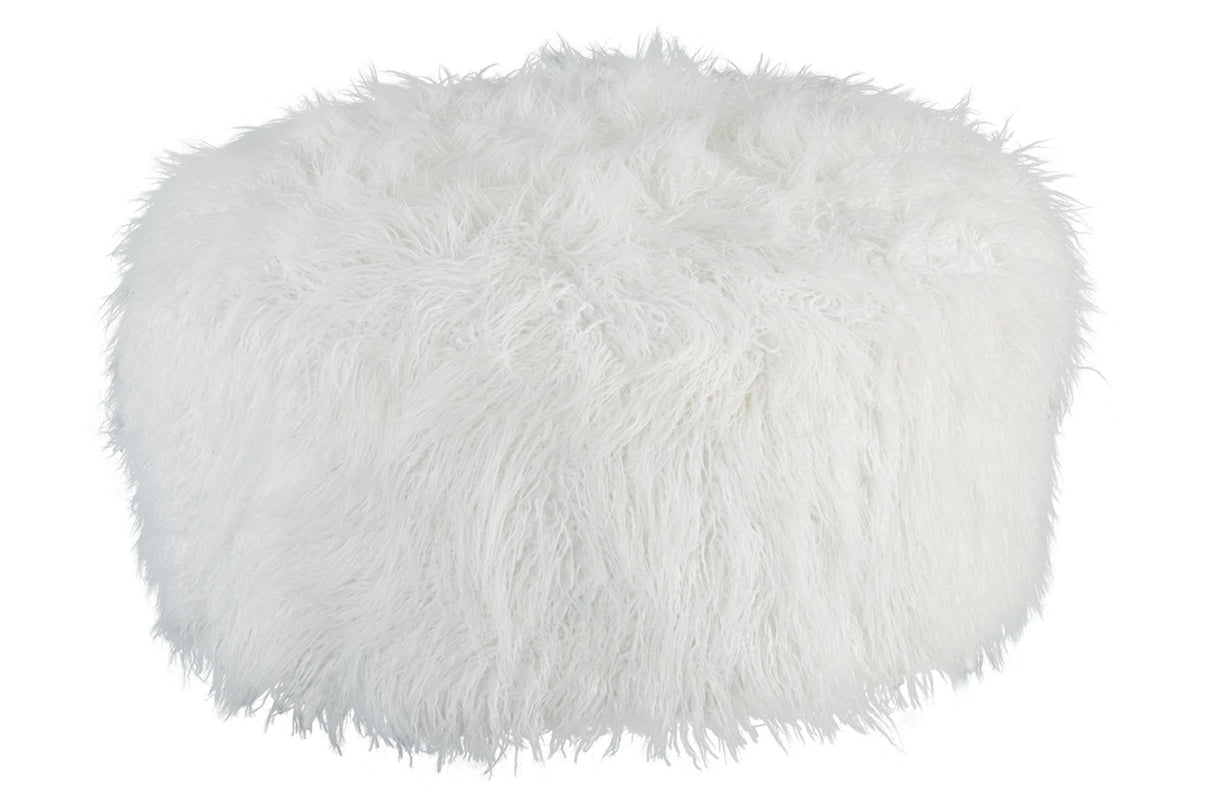Galice White Oversized Accent Ottoman from Ashley - Luna Furniture