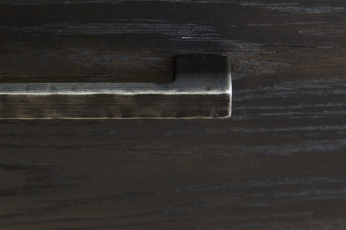 Galliden Black 80" TV Stand from Ashley - Luna Furniture