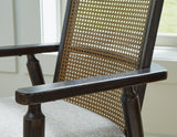 Galliden Black Dining Arm Chair, Set of 2 from Ashley Furniture - Luna Furniture