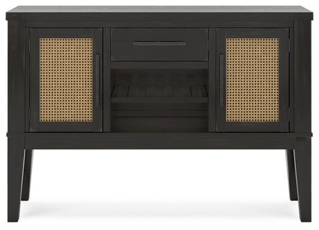 Galliden Black Dining Server from Ashley - Luna Furniture